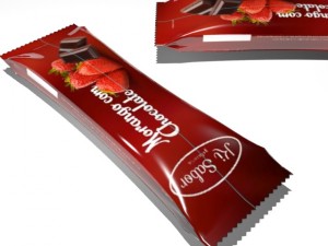 chocolate packet 3D Model