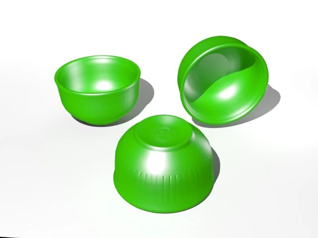 bowl set 3D Model .c4d .max .obj .3ds .fbx .stl .blend 