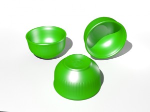 bowl set 3D Модель