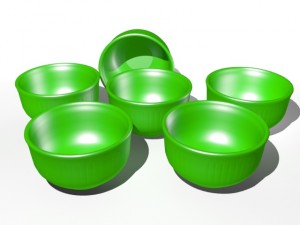 bowl set 3D Model
