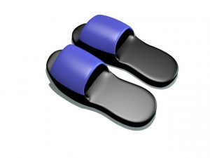 male shoe Model 3D