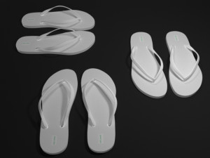 white sandal 3D Model