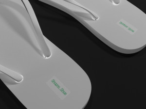 white sandal 3D Model