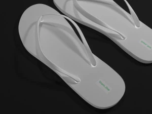 white sandal 3D Model