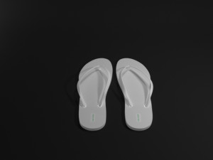 white sandal 3D Model