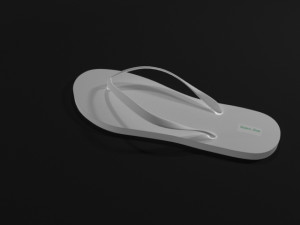 white sandal 3D Model
