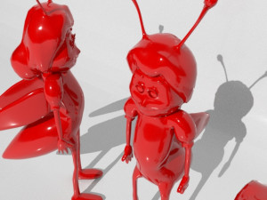 cartoon bee 3D Model