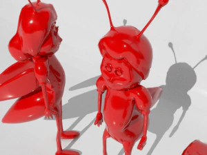 cartoon bee 3D Model