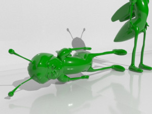 cartoon bee 3D Model