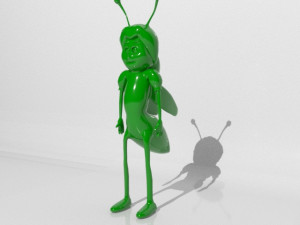 cartoon bee 3D Model