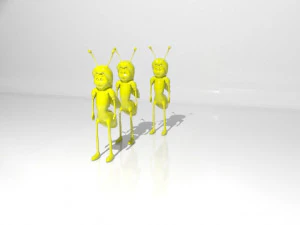cartoon bee 3D Model