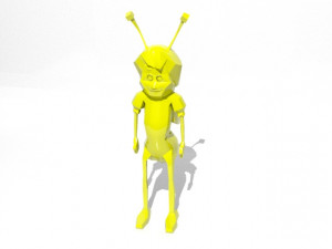 cartoon bee 3D Model