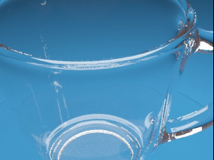 vray glass cup 3D 模型