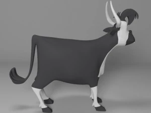 Cartoon cow 3D Model