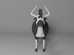 Cartoon cow 3D Model