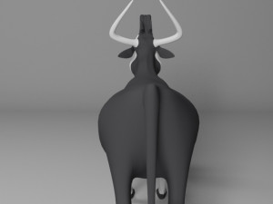 Cartoon cow Modelo 3D