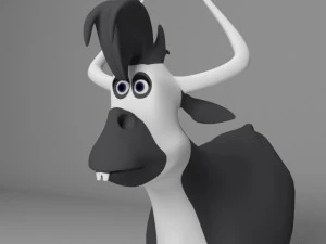 Cartoon cow 3D Model