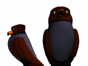 Cartoon Eagle 3D 模型