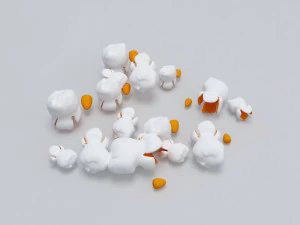 Popcorn 3D Model