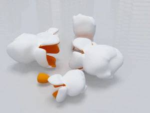 Popcorn 3D Model