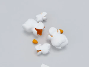 Popcorn 3D Model