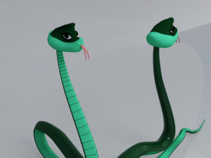 Cartoon snake 3D 模型