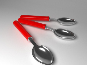Spoon Model 3D Модель