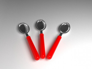 Spoon Model Modello 3D