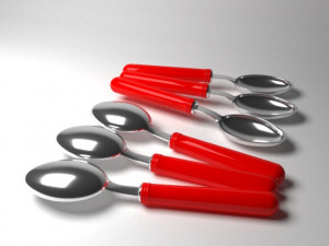 Spoon Model Modello 3D