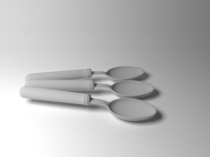 Spoon Model Modello 3D