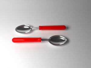 Spoon Model Modello 3D