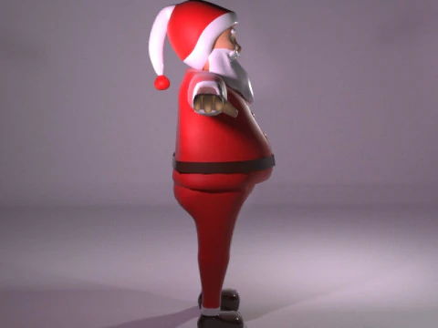 Santa Character 3D Model
