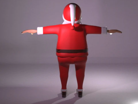 Santa Character 3D Model