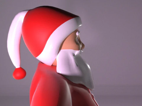 Santa Character 3D Model