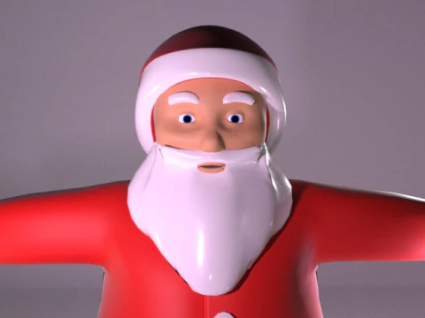 Santa Character 3D Model