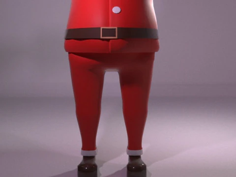 Santa Character 3D Model