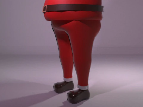 Santa Character 3D Model