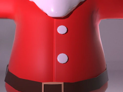 Santa Character 3D Model