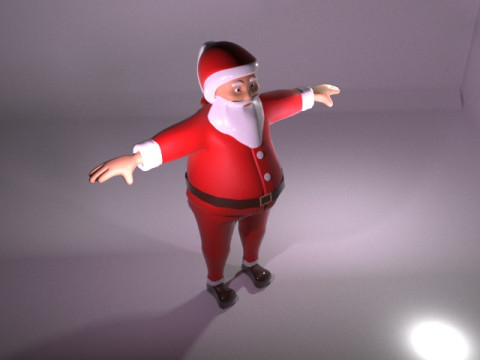 Santa Character 3D 모델