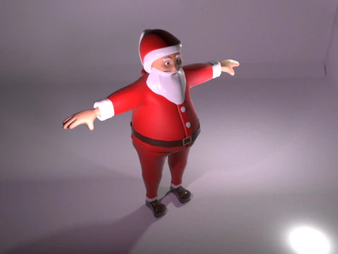 Santa Character 3D Model