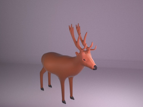 Deer model 3D Model
