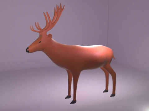 Deer model 3D Model