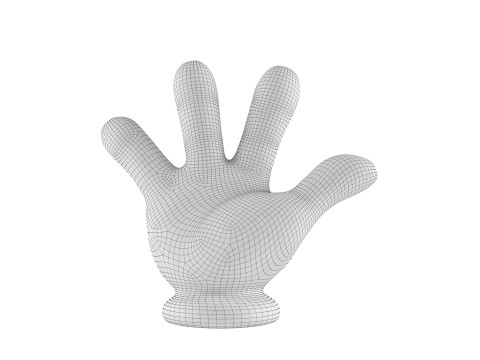 Hand Mickey Give me 4 3D-Druckmodell