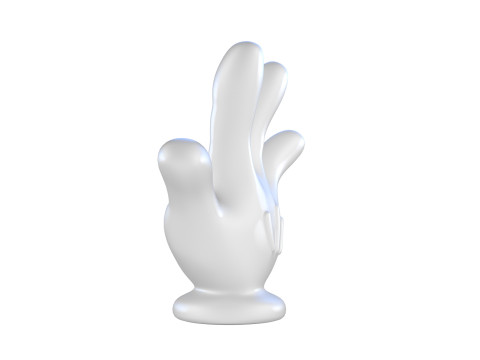 Hand Mickey Give me 4 3D-Druckmodell