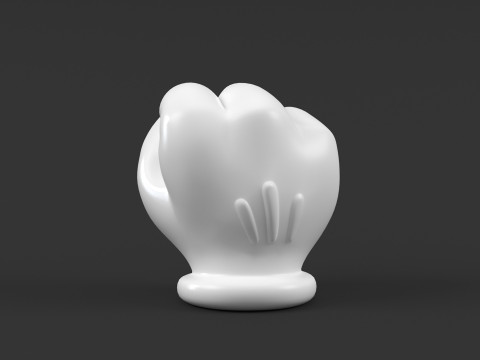 Hand Mickey Fist 3D Принт Модель