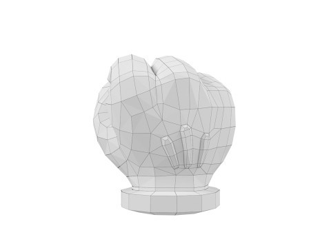 Hand Mickey Fist Modelo de Impressão 3D