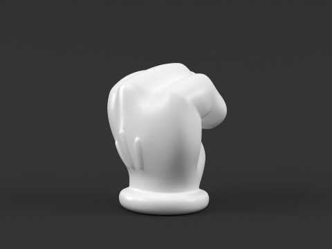Hand Mickey Fist Modelo de Impressão 3D