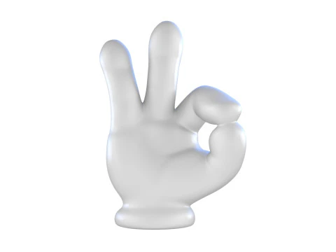 Mickey Hand - OK 3D Print Model