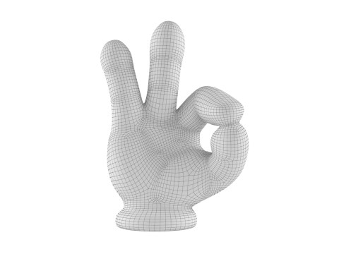 Mickey Hand - OK Modello di stampa 3D