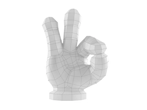 Mickey Hand - OK 3D Print Model